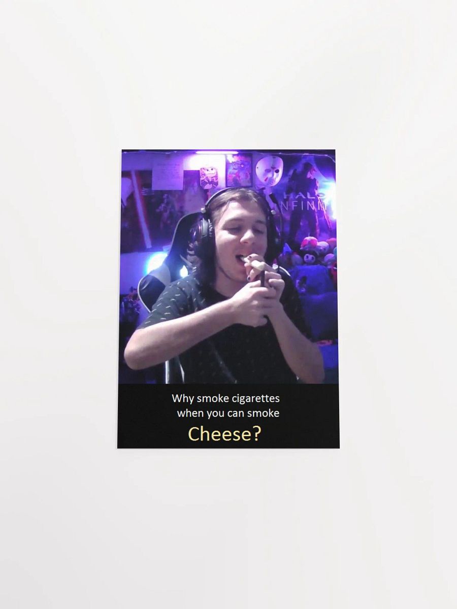 Cheese Smoking Poster product image (36)