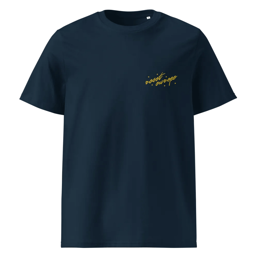 reset europe embroidered t-shirt - 100% organic cotton product image (3)