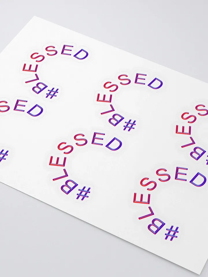 Blessed Sticker Sheet product image (2)