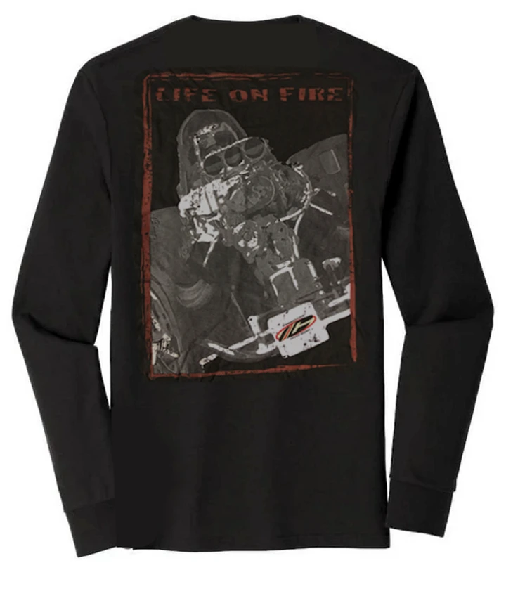 Combustion | Life On Fire (Long Sleeve Black T-Shirt) product image (2)