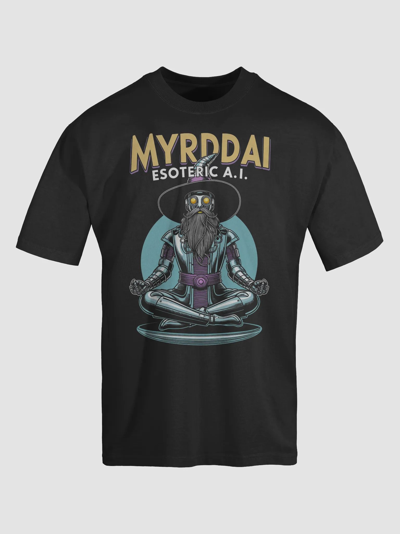 MYRDDAI: Esoteric A.I. Basic Oversized Tee with Back Logo product image (5)
