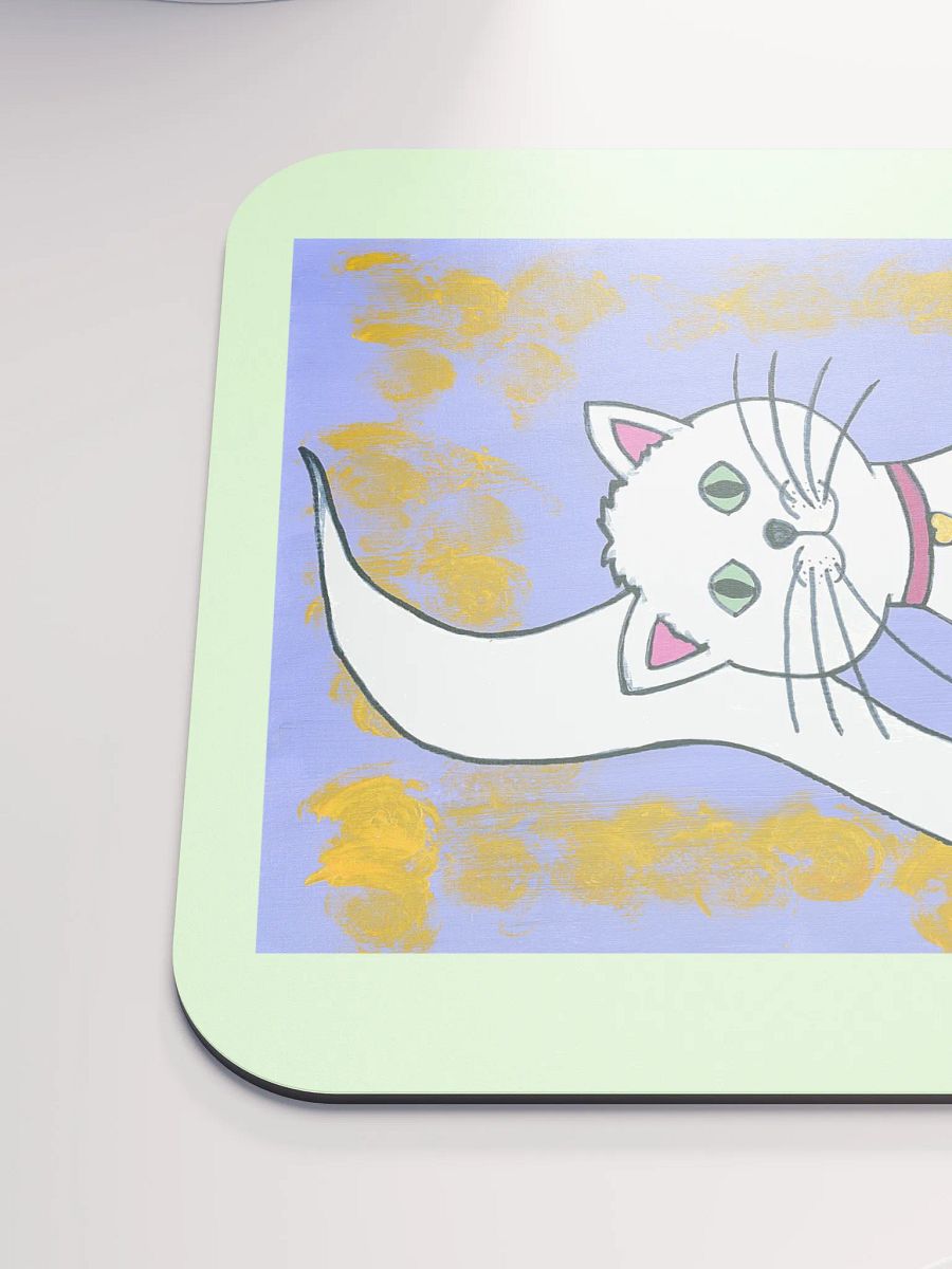 Cat (art by Dina R.) acrylic painting picture - Classic Mouse Pad product image (6)