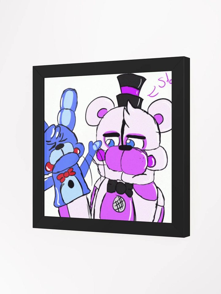 Funtime3Freddy3 Square Framed High-Quality Matte Poster product image (7)