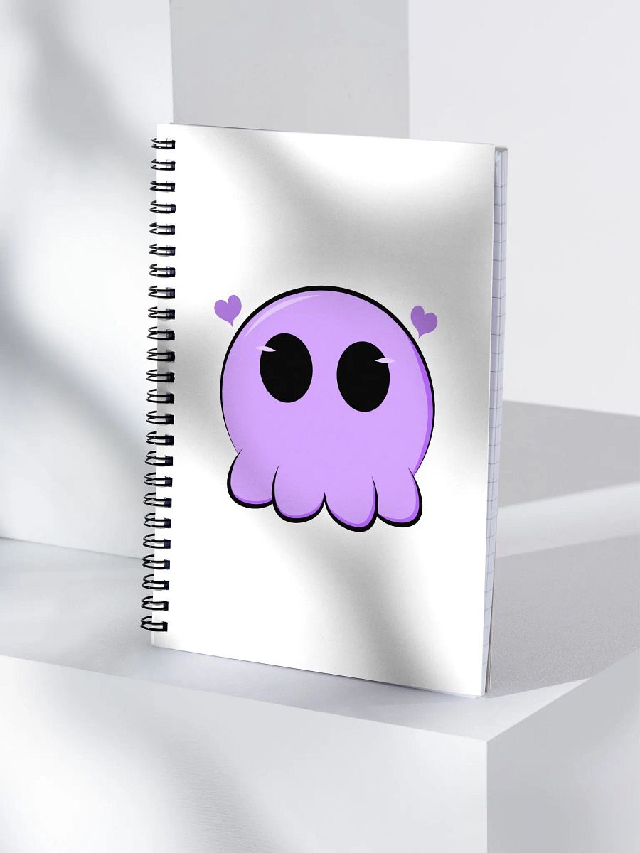 Scruffles Heart Spiral Notebook product image (3)