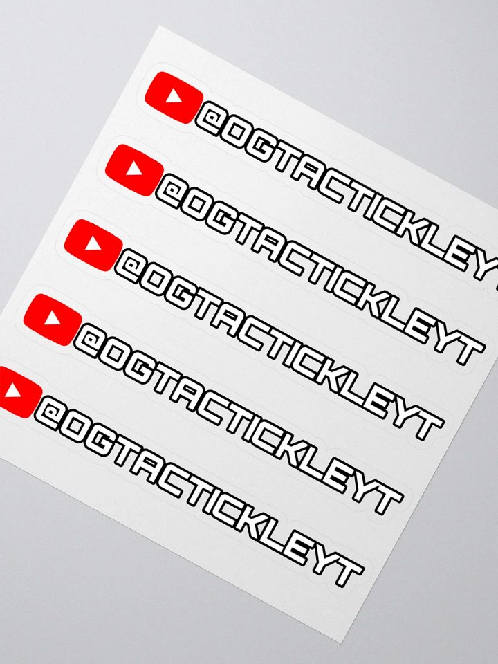 OGTACTICKLEYT Sticker Sheet product image (2)