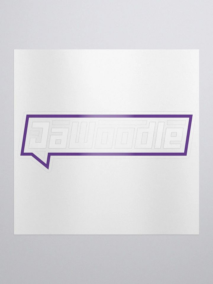 JaWoodle Logo Sticker product image (1)