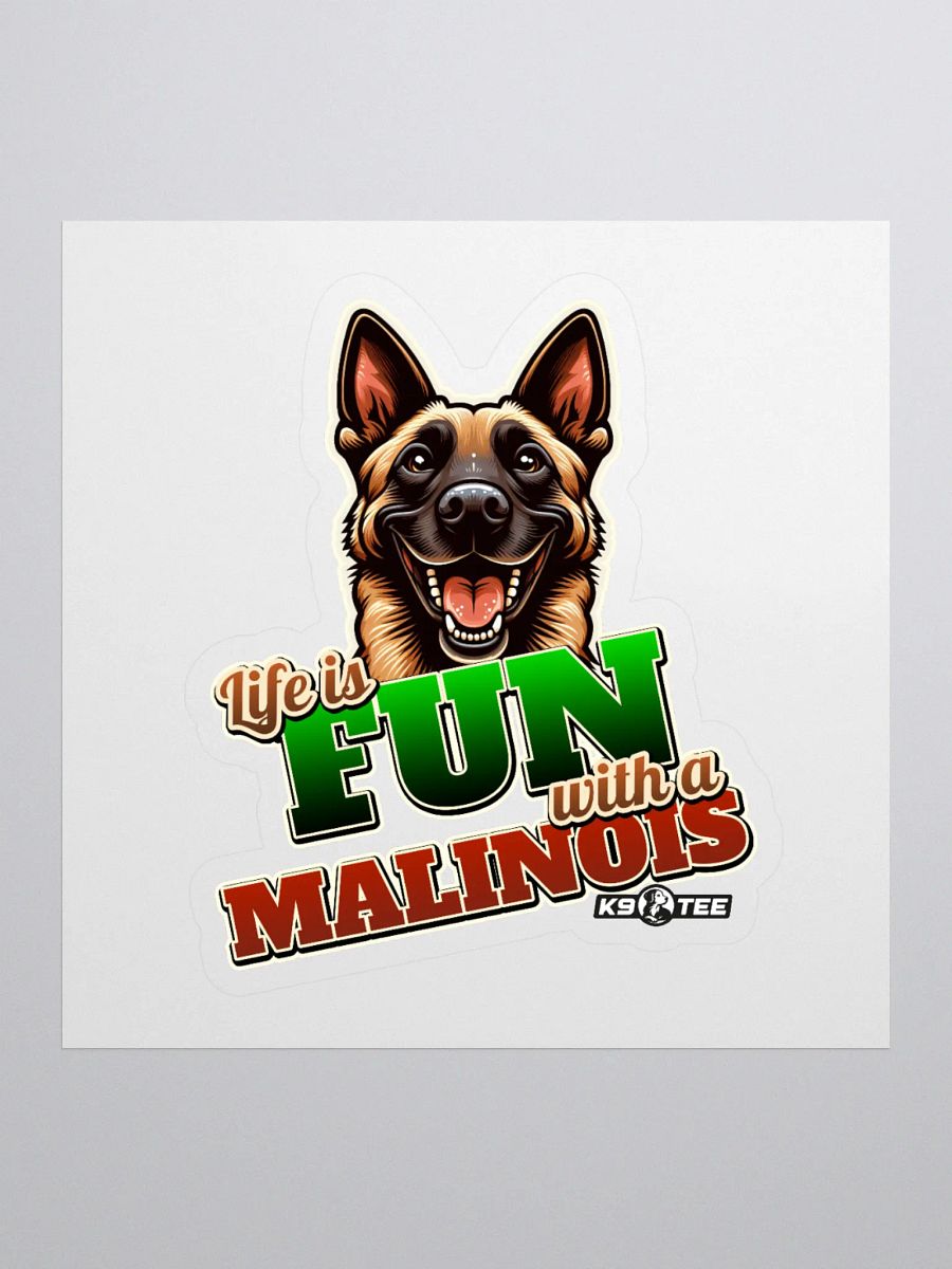 Fun Malinois Kiss Cut Stickers product image (1)