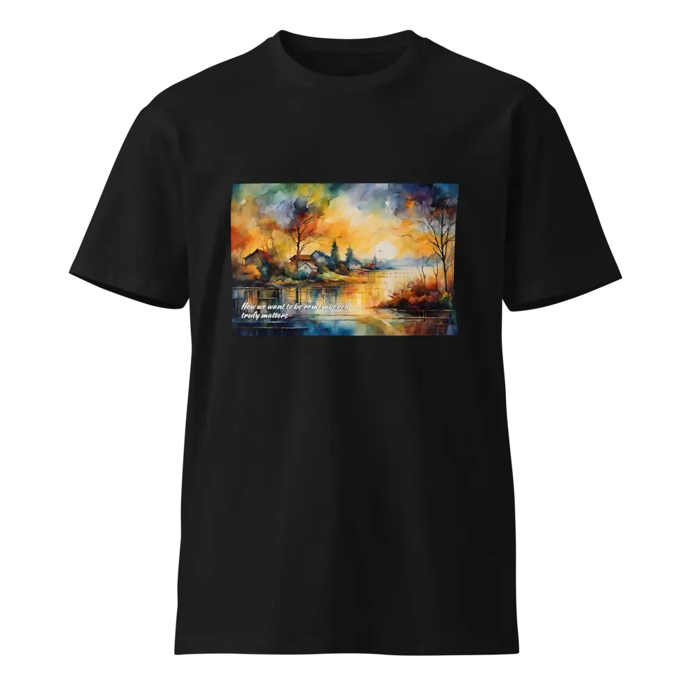 Sunset Serenity by the Lake T-Shirt product image (1)