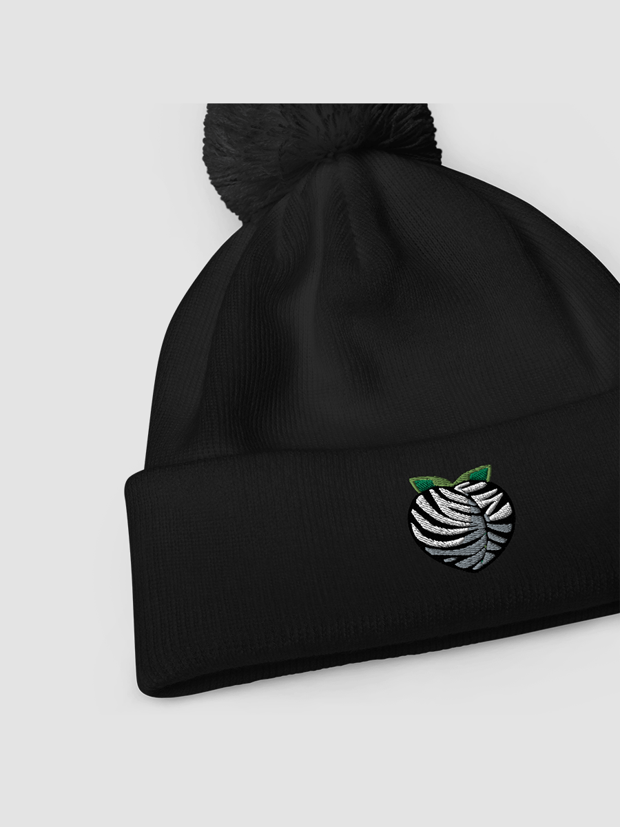 Zebra Peach Pom-Pom Beanie product image (2)