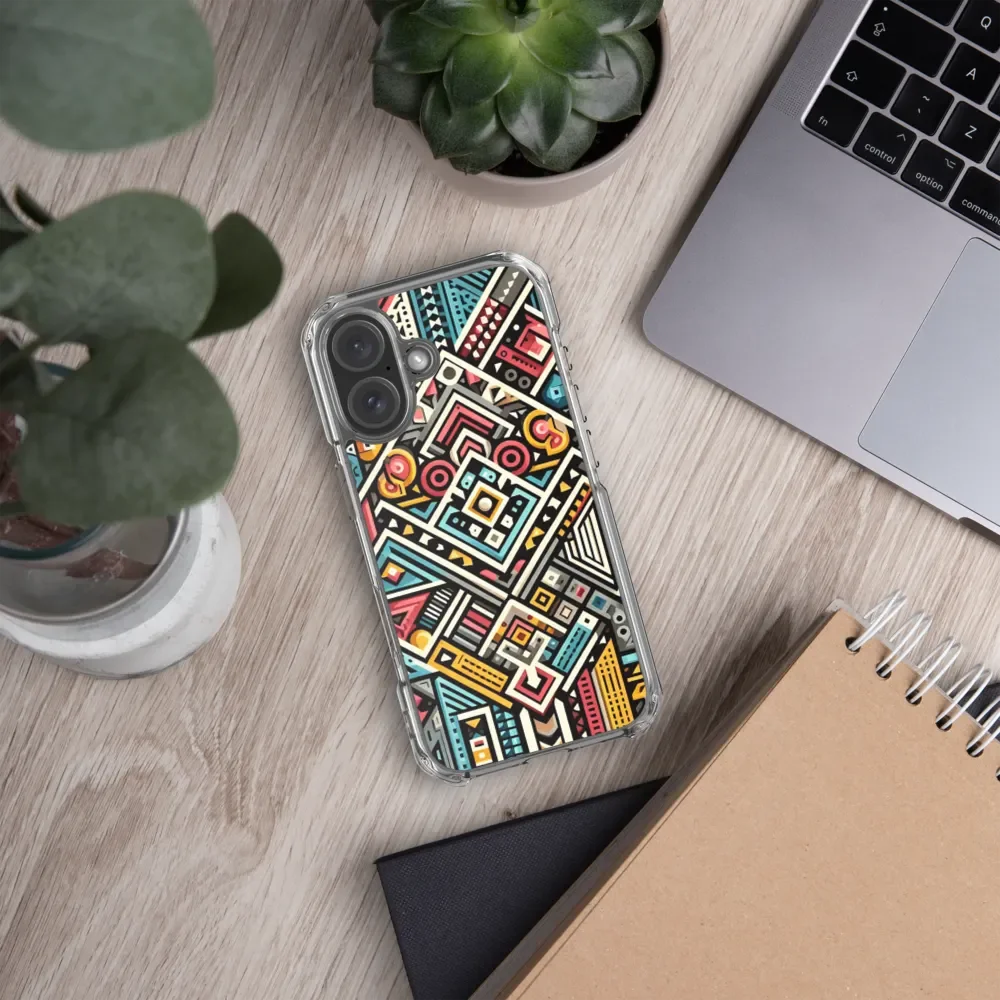 Geometric Fusion iPhone® Case product image (386)