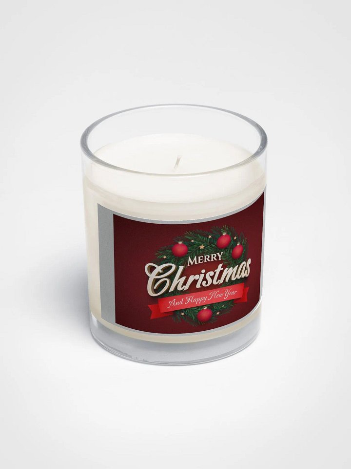 Festive Wreath Soy Wax Candle product image (2)
