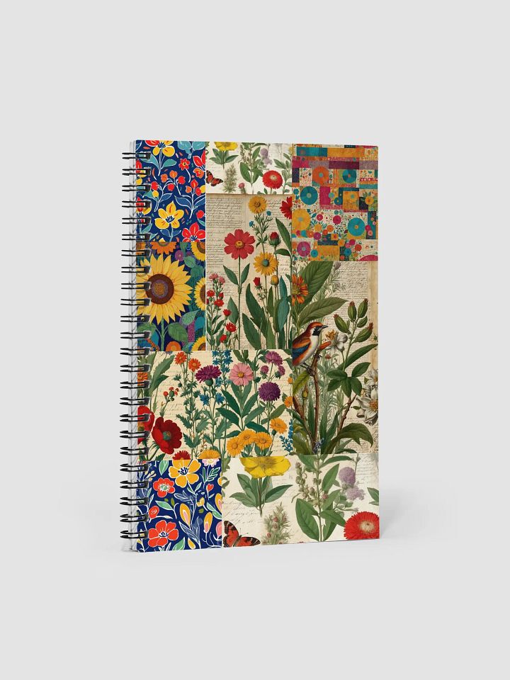 Floral Fusion Spiral Notebook product image (1)
