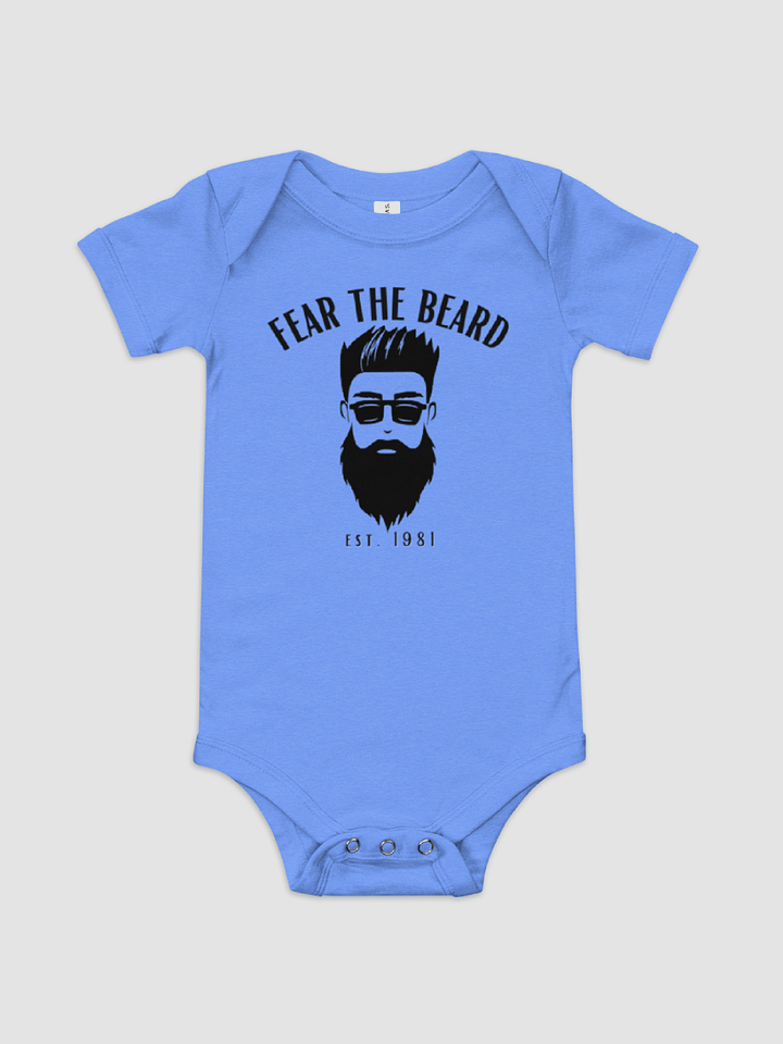Fear The Beard Baby Short Sleeve One Piece product image (1)
