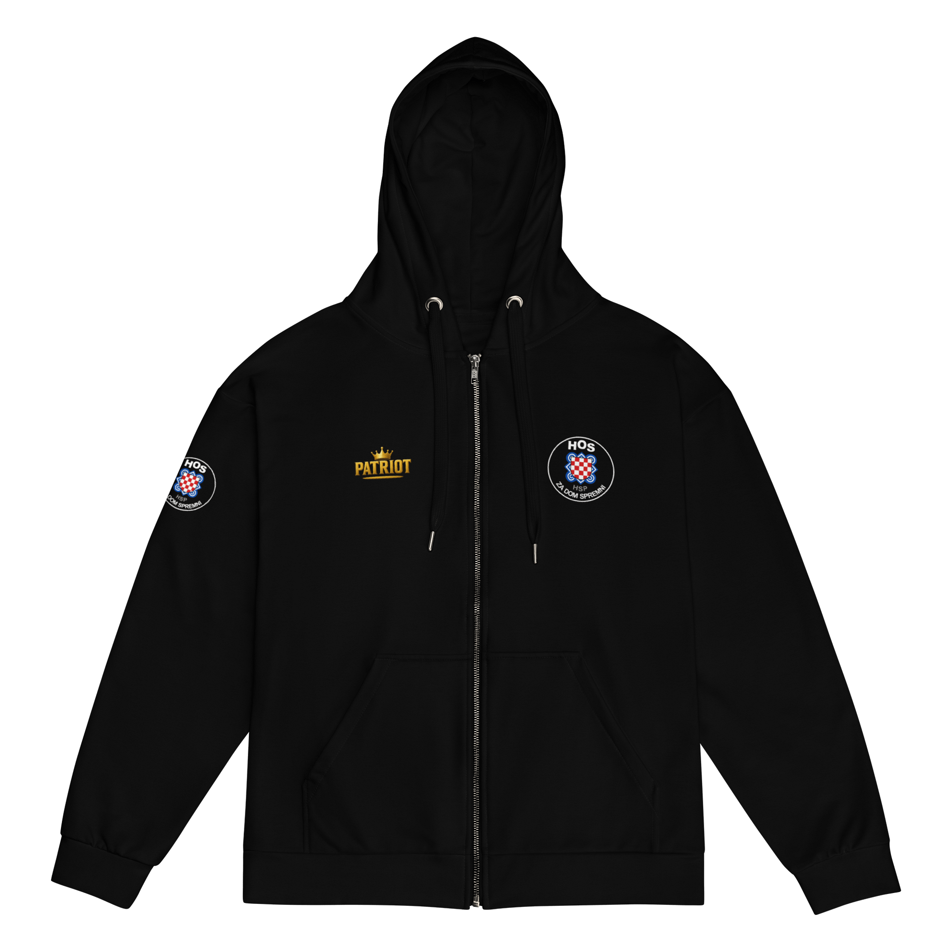 Royal Patriot Hos Emblem Zip Hoodie product image (1)