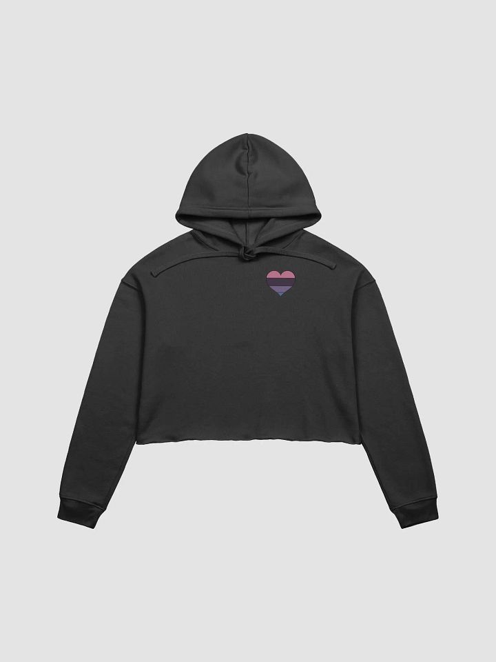 Static Dreams Heart Crop Hoodie product image (1)