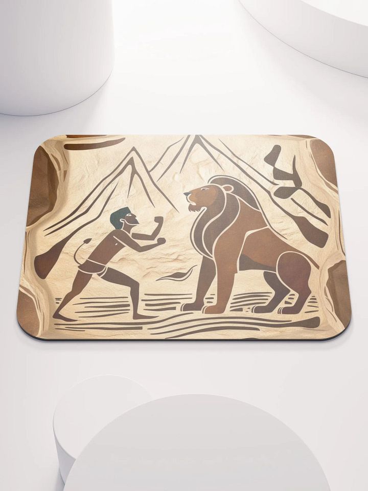 Ancient Cave Battle Mouse Pad product image (1)