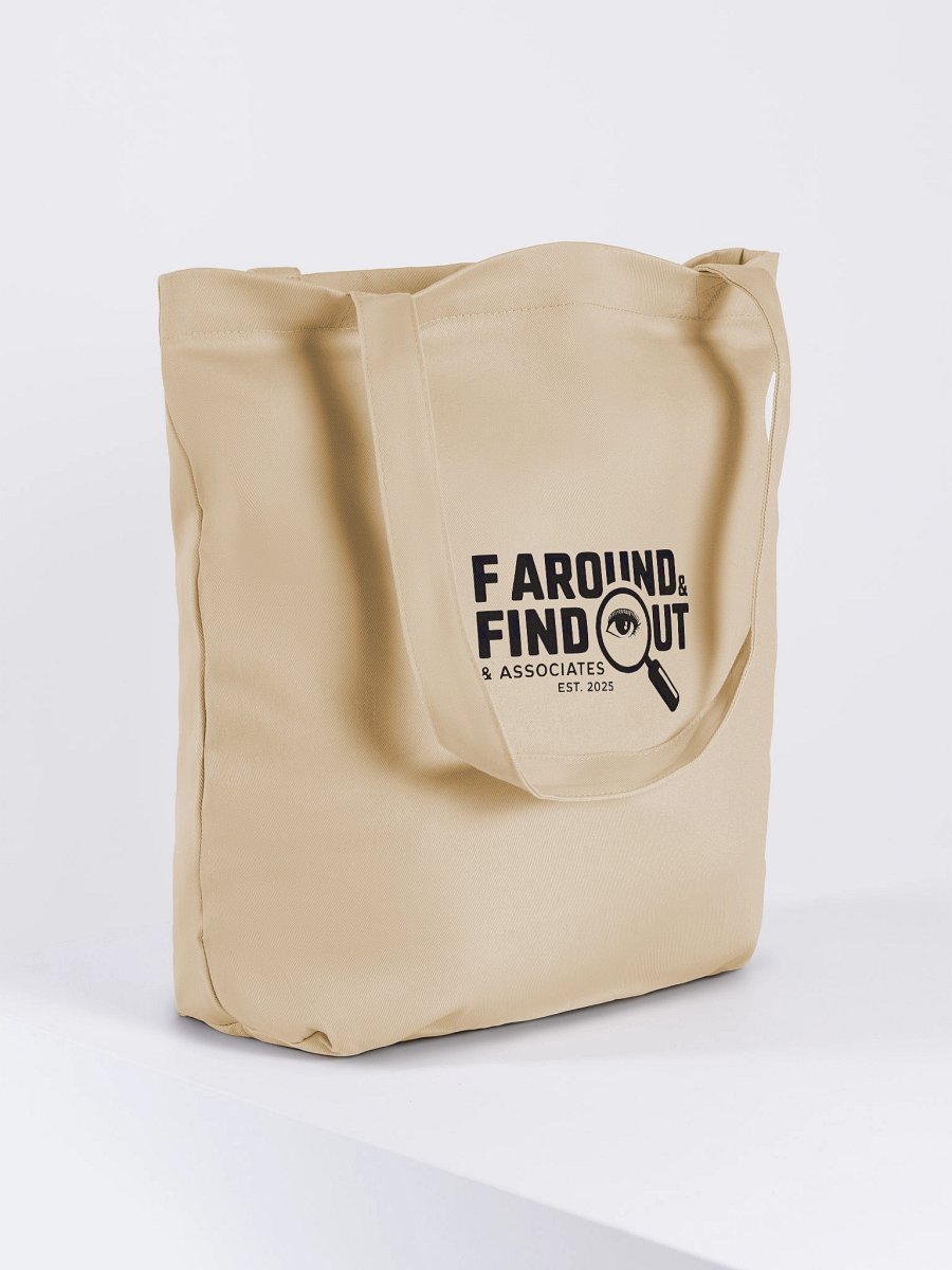 F AROUND Magnifying Glass Tote Bag product image (8)