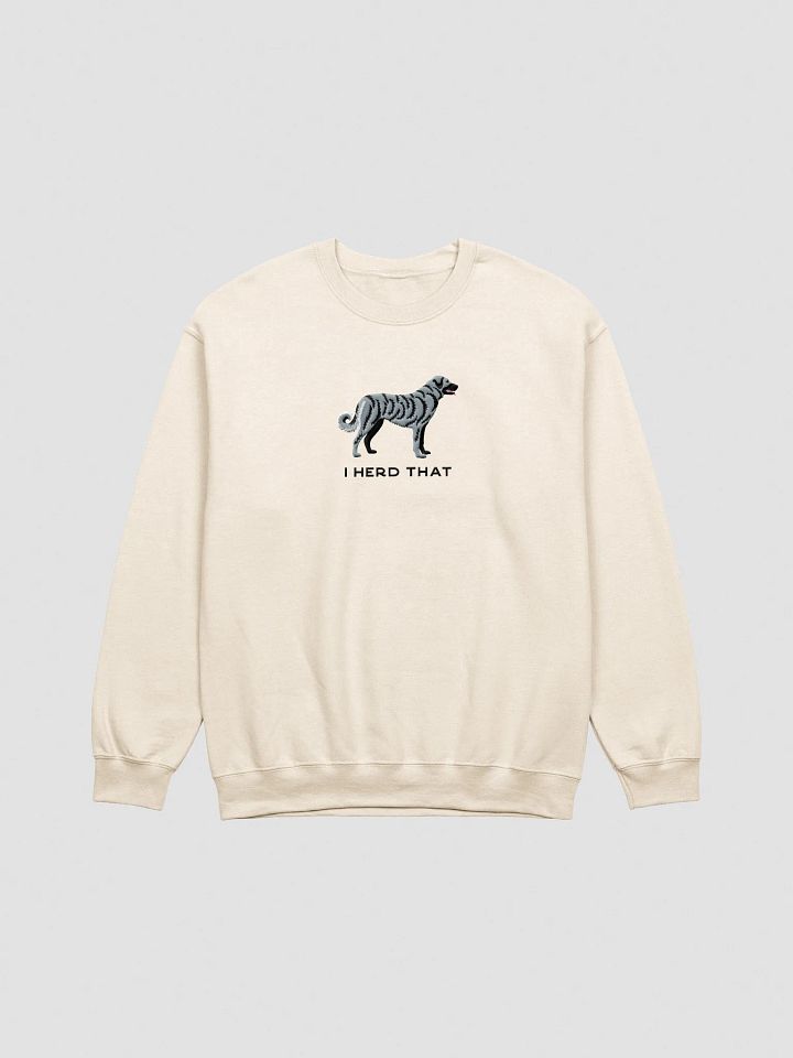 I Herd That Sweatshirt (Embroidered) of an Anatolian Shepherd Dog(Blue Brindle) product image (13)