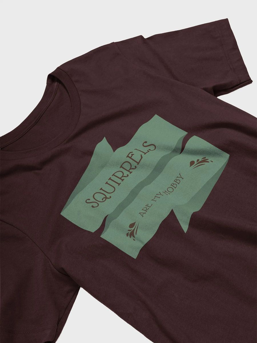 Squirrels are my hobby, stylized supersoft tee product image (3)