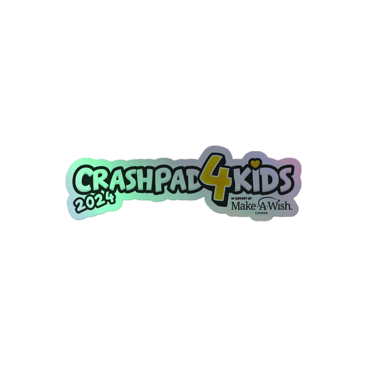 CrashPad4Kids 2024 - Holographic Sticker product image (2)