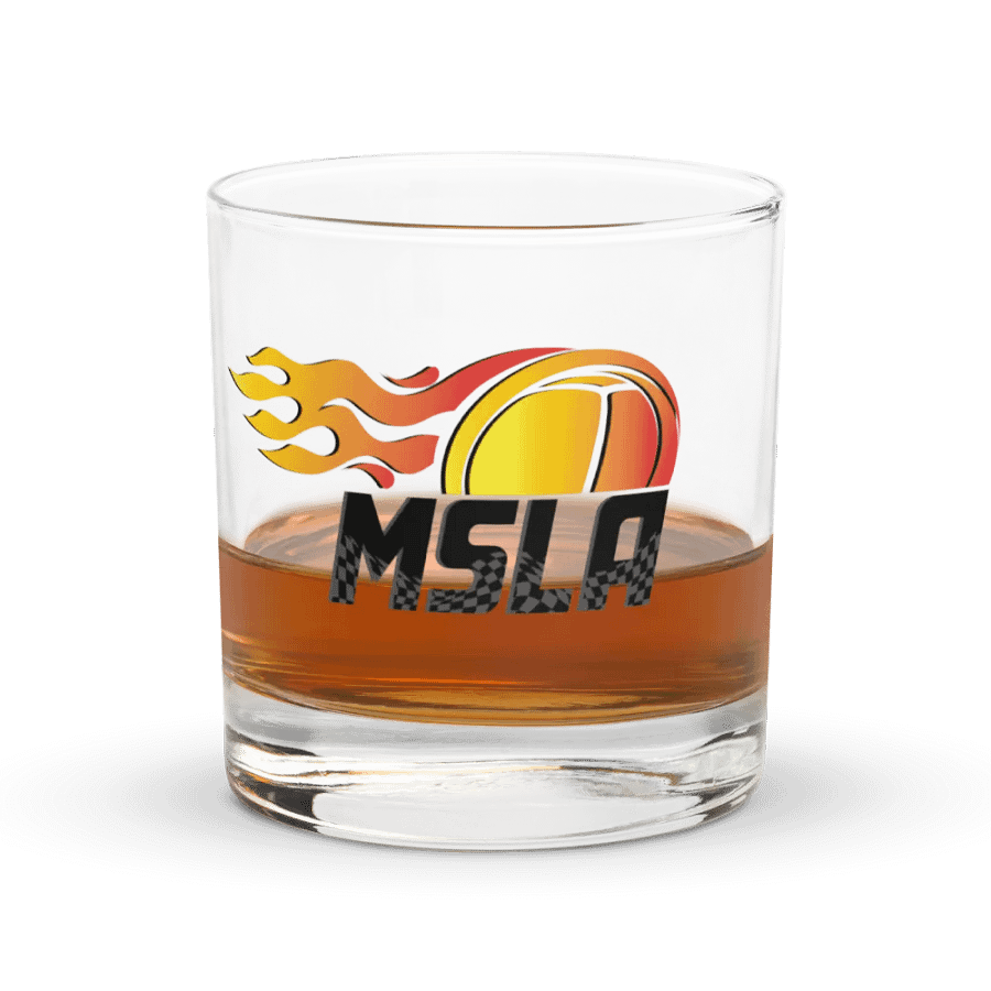 MSLA Logo Rocks Glass product image (1)