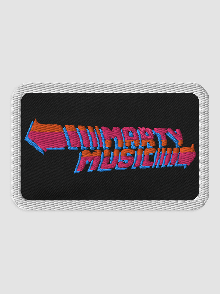 Marty Music Embroidered Patch product image (1)