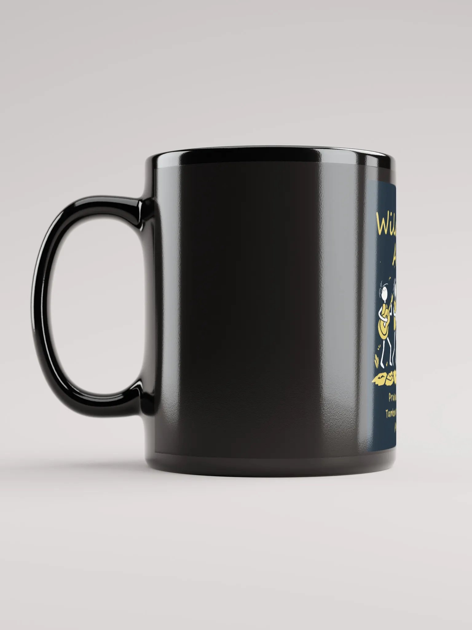 Black Wilderness Army Tambourine Dance Glossy Mug product image (6)