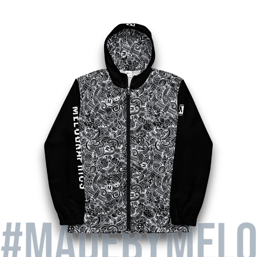 Dark Space Scribble - Ultimate Windbreaker Jacket | #MadeByMELO product image (4)