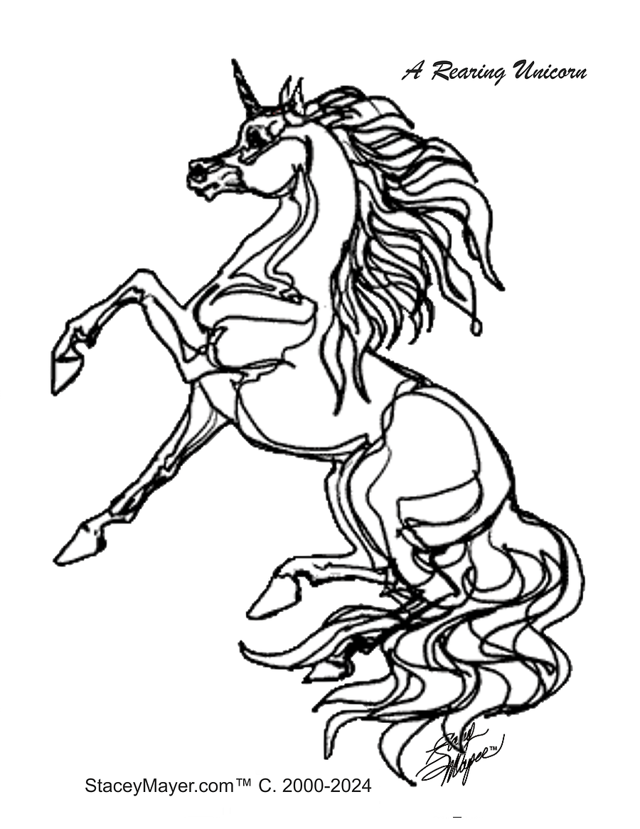 Stacey Mayer's Classic Horse Coloring Book product image (6)