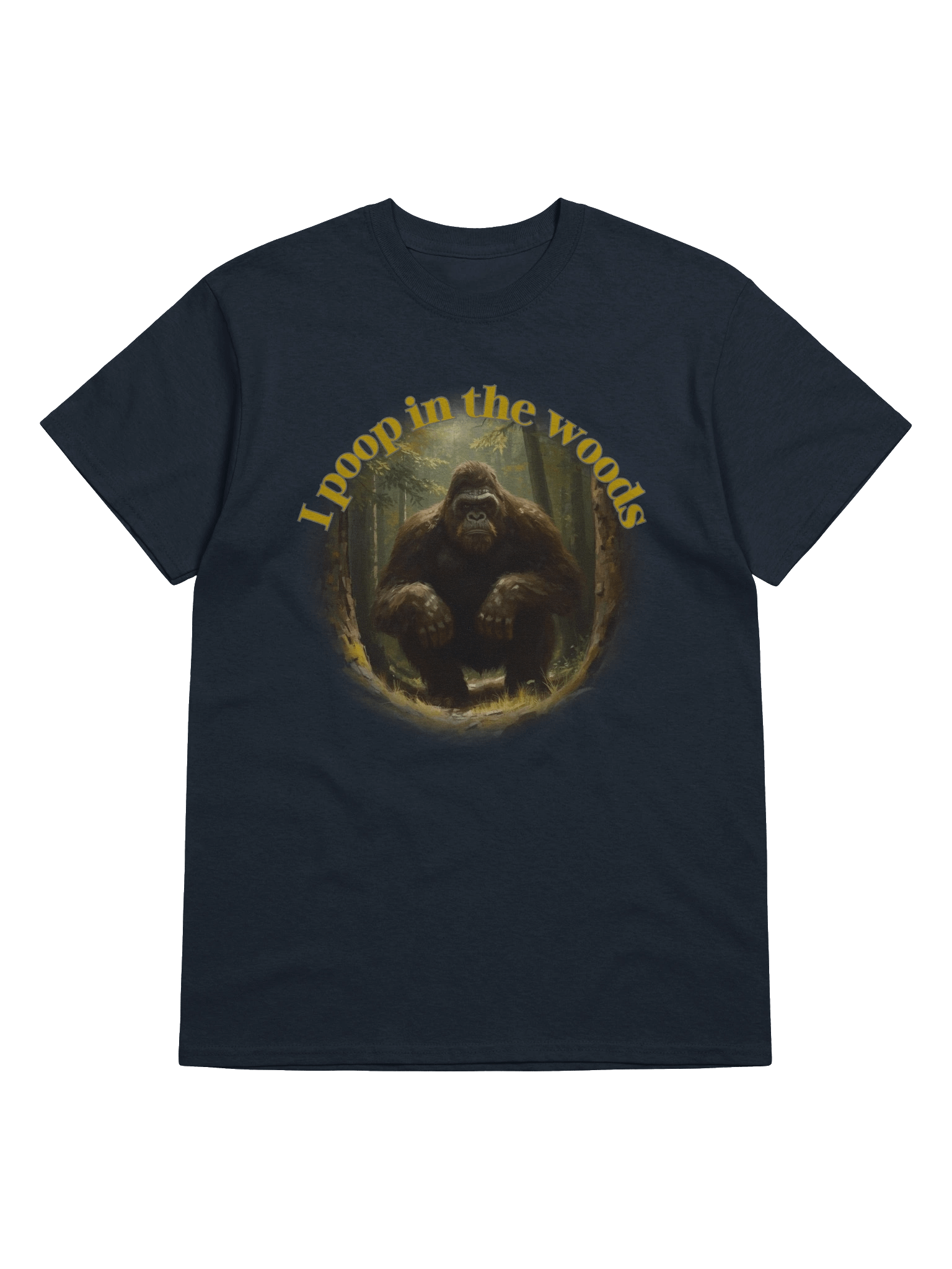 I poop in the woods Printed Gildan Heavyweight Tee product image (40)