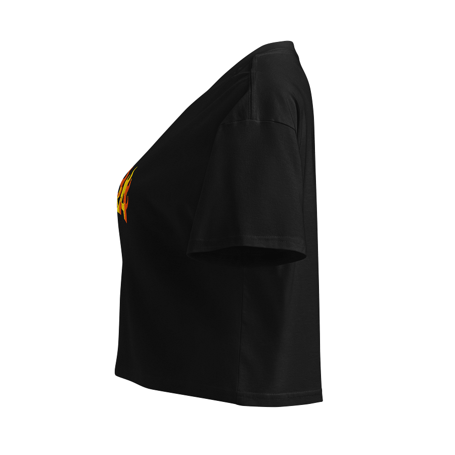 Flame On! Women's Fiery Crop Top product image (3)