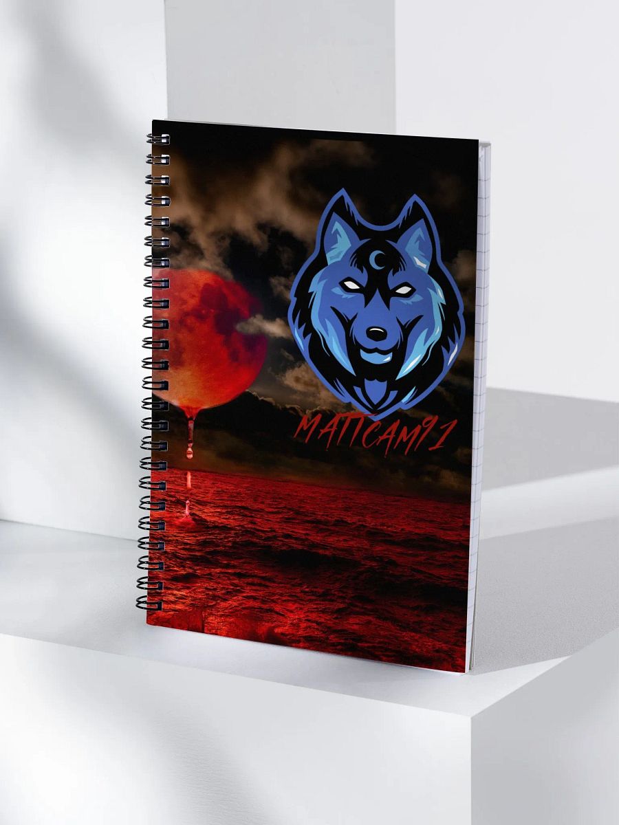 Blood Moon Wolf Notebook product image (3)