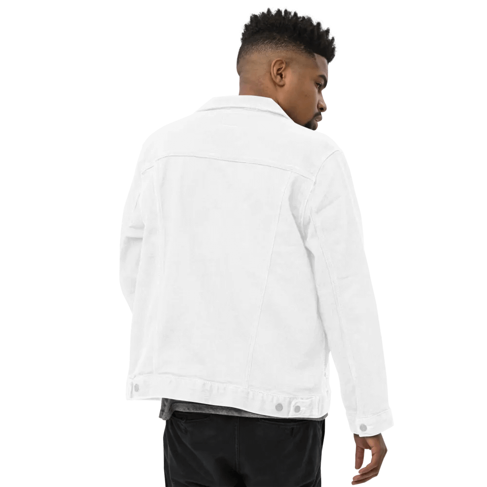 Canadian Flag Line Art Denim Jacket product image (75)