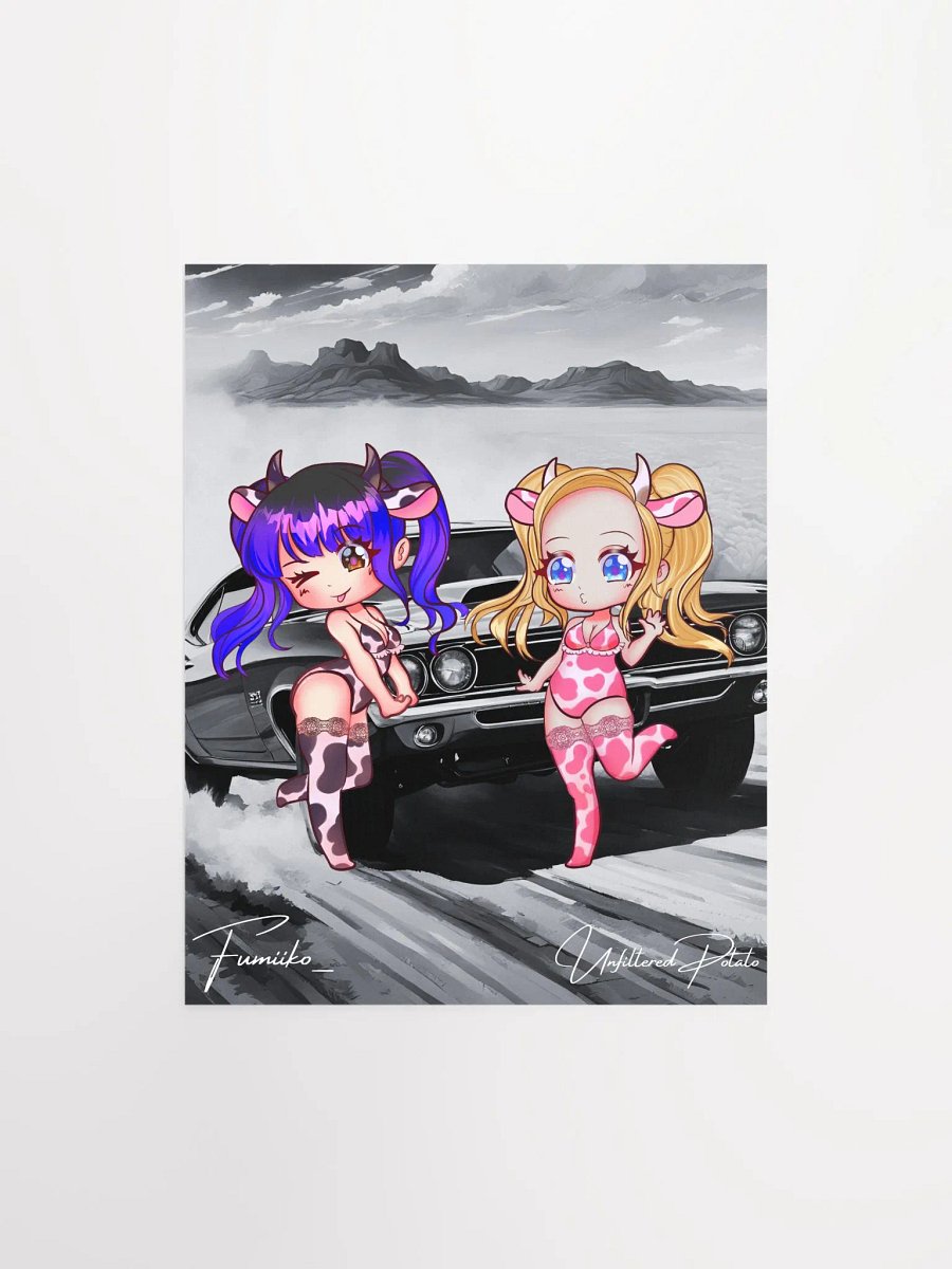MooMoo Babes Vintage Poster product image (1)