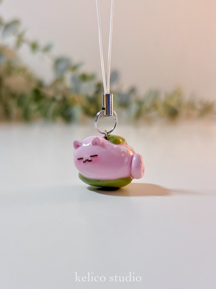 sakura meowchi • clay charm product image (1)