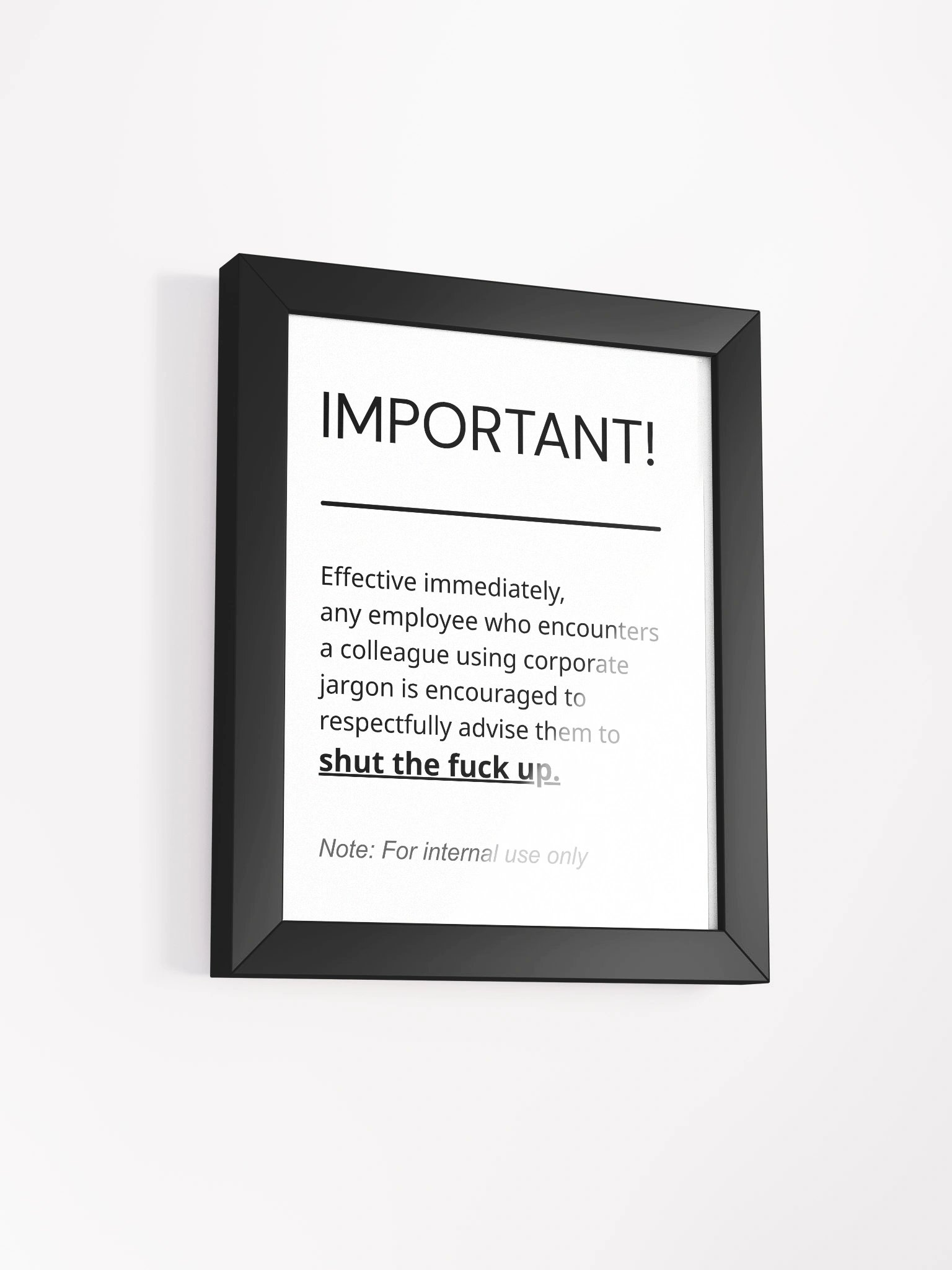HR Memo Framed Wall Art product image (4)