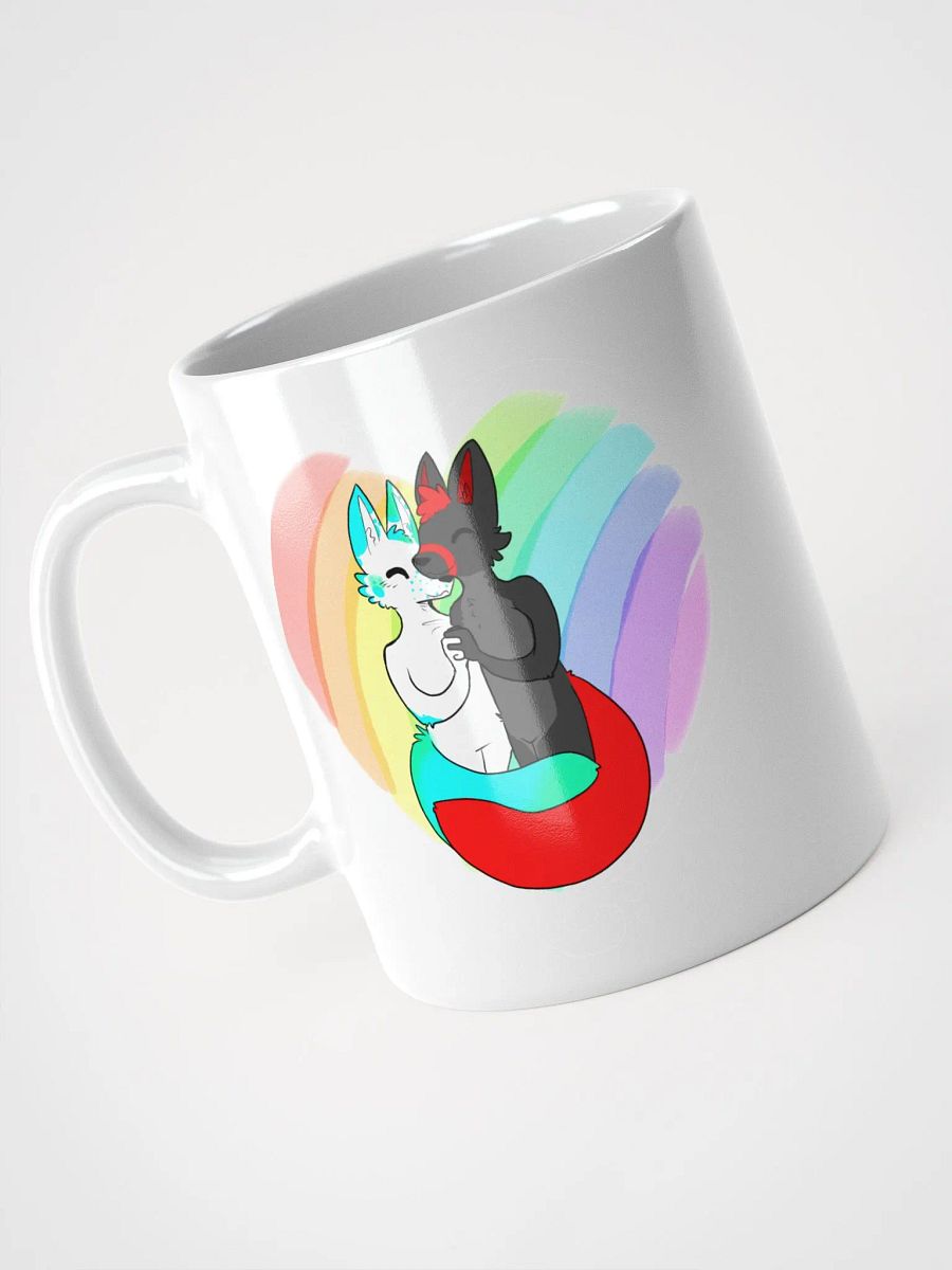 Fisk x Fury Pride White Glossy Mug product image (9)