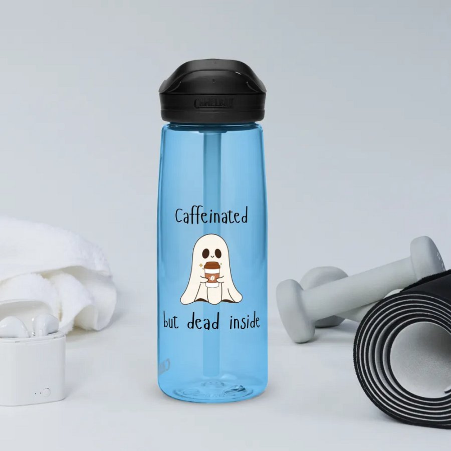 Caffeinated But Dead Inside Water Bottle product image (69)