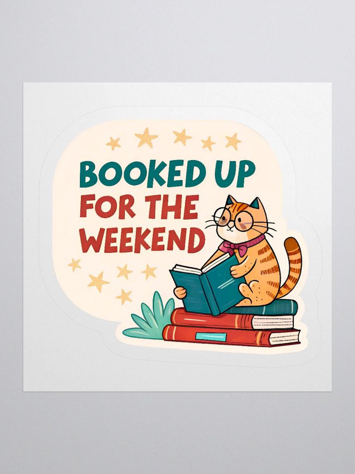 Whiskered Wisdom Sticker product image (1)