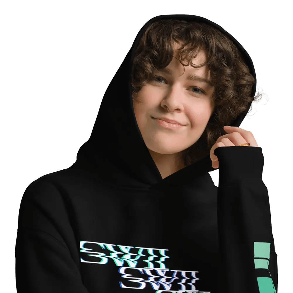 Cyber Swult Hoodie Blue product image (10)