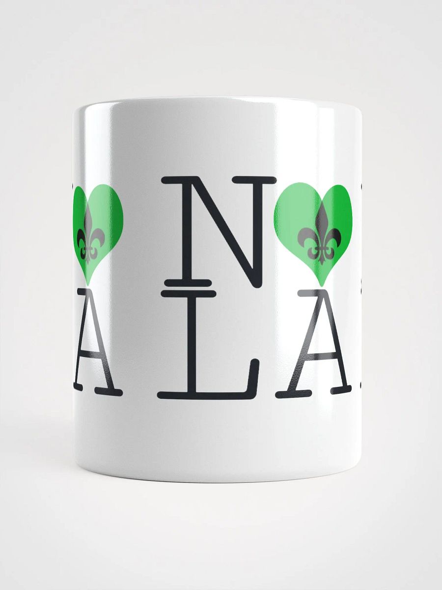 I LOVE NOLA **BIGSHOT MUG** (GREEN HEART) product image (5)