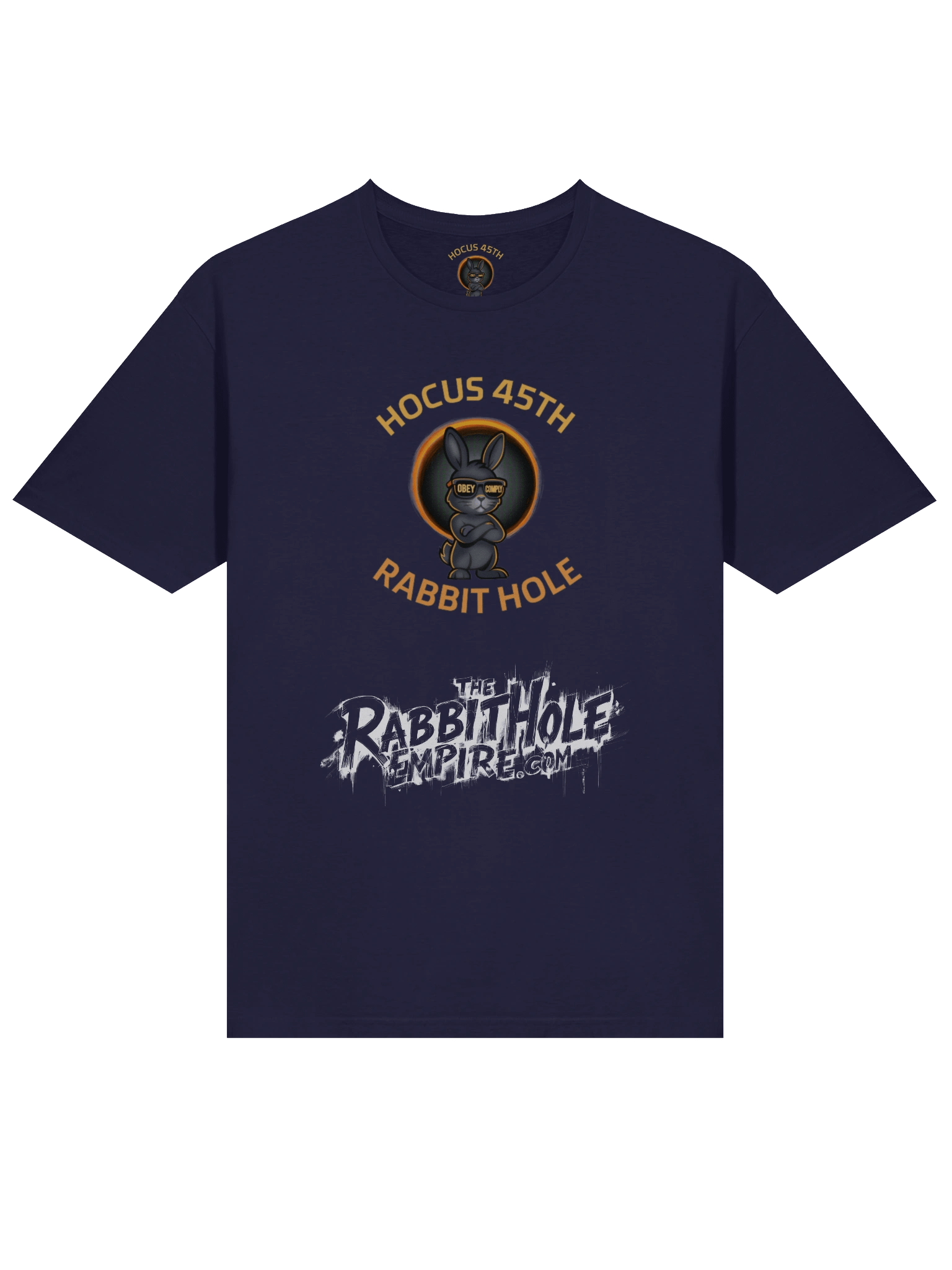 Hocus 45th Rabbit Hole (Navy Blue t-Shirt) product image (3)