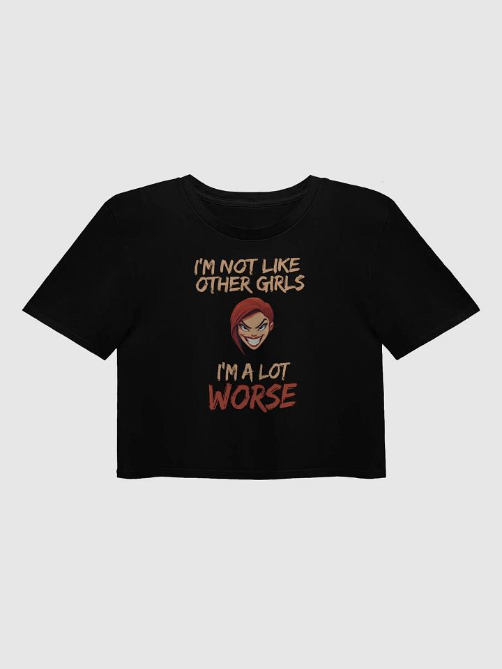 I'm a lot WORSE Crop Top product image (2)