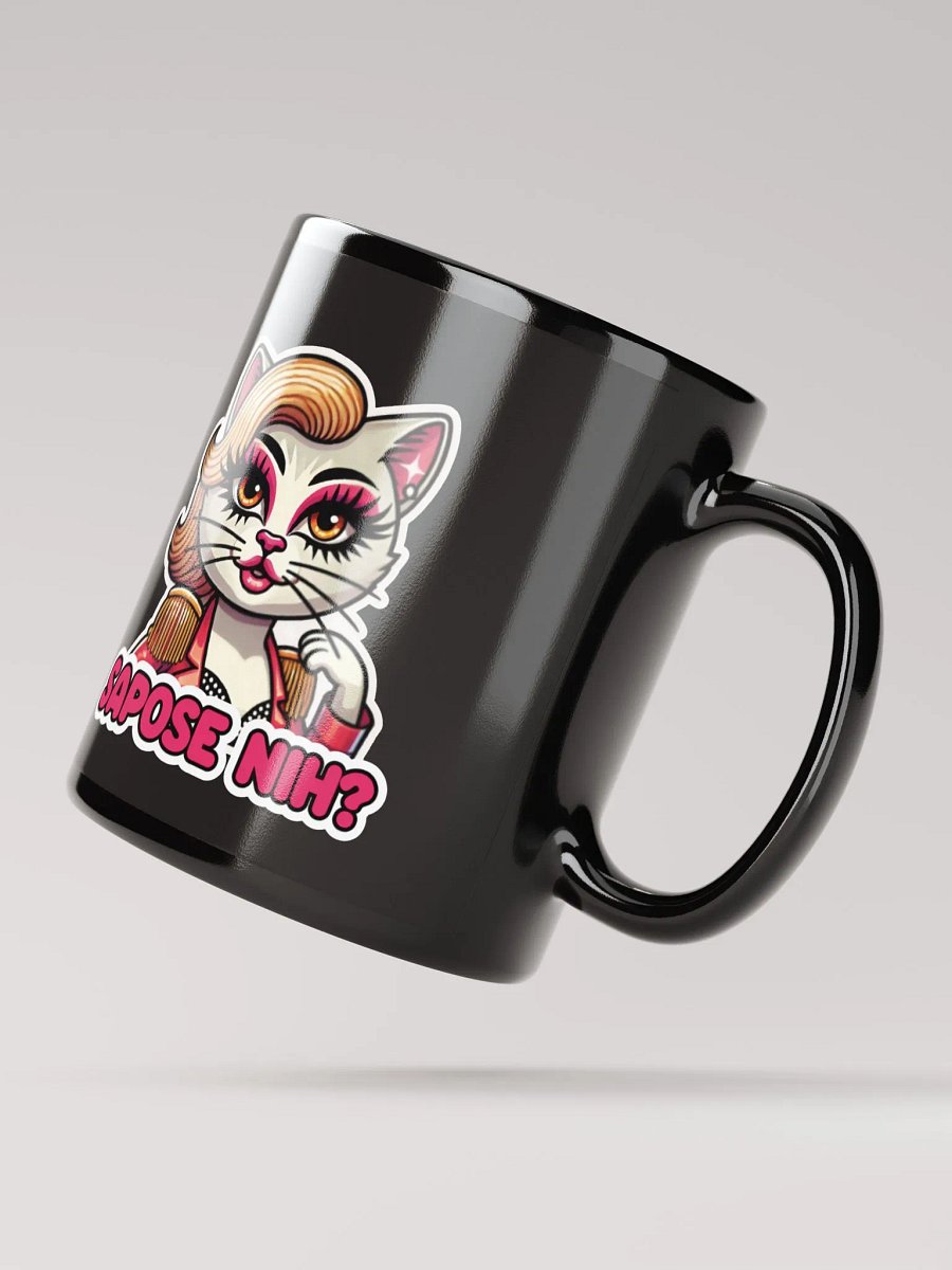 Sapose Nih? Black Glossy Mug product image (2)
