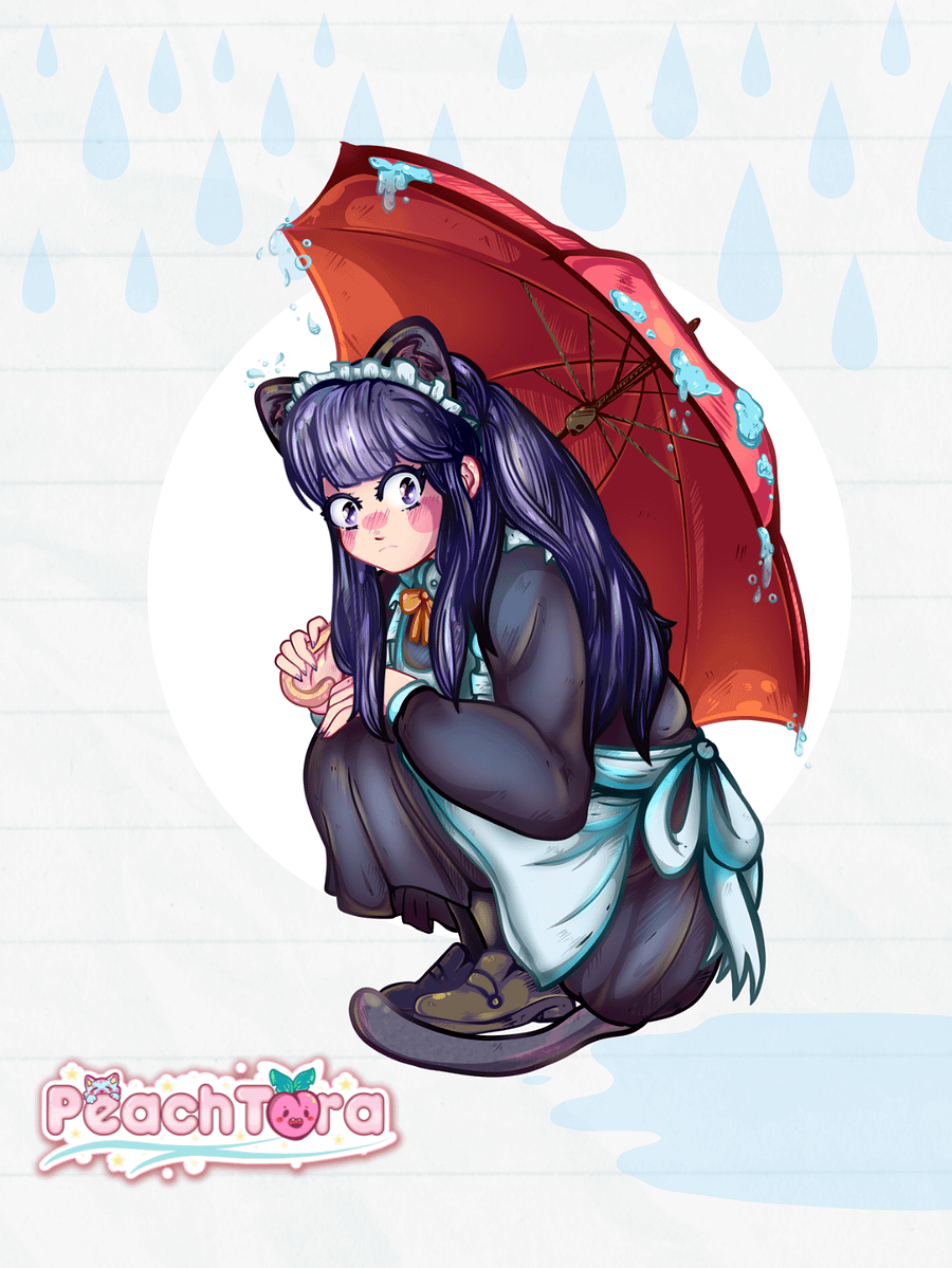Rainy Day Komi 🌧 (Clear) product image (1)