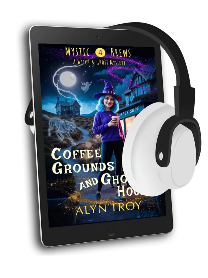 Coffee Grounds and Ghostly Hounds Audiobook product image (2)
