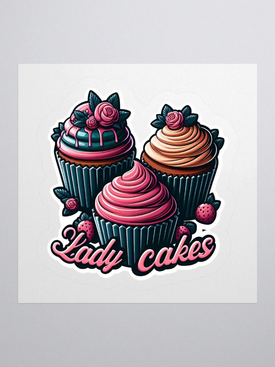 Lady Cakes Kiss Cut Stickers Set product image (1)
