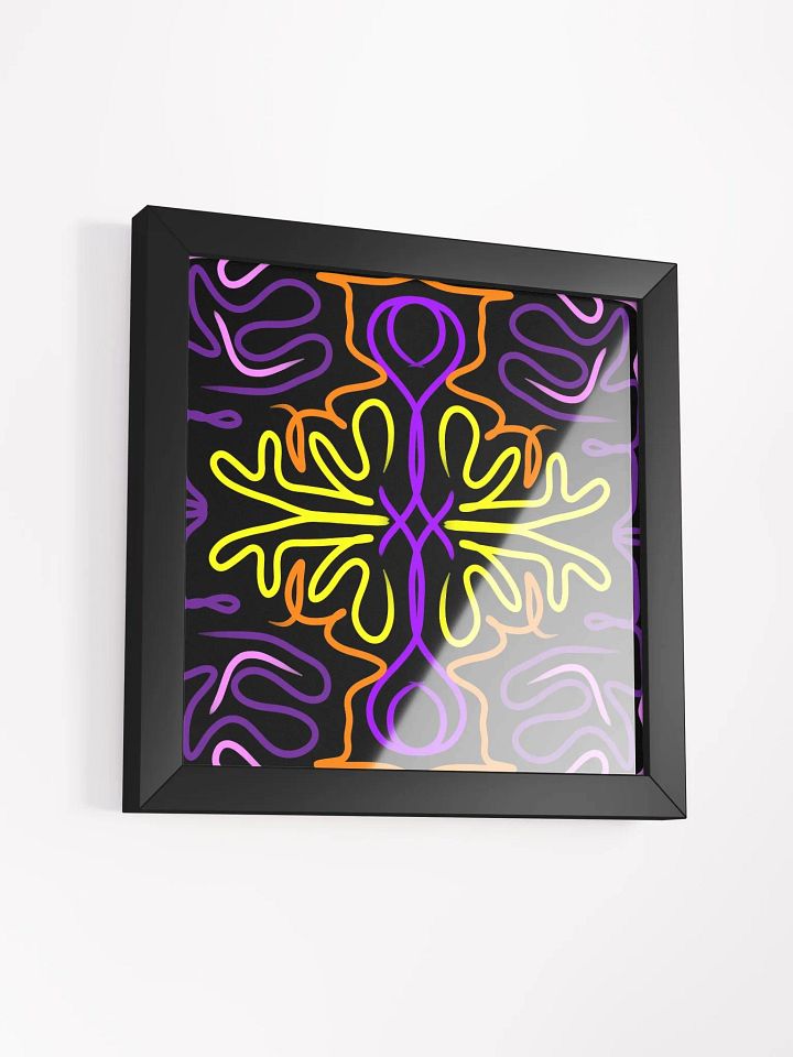 Symmetrical abstract Framed Poster product image (10)