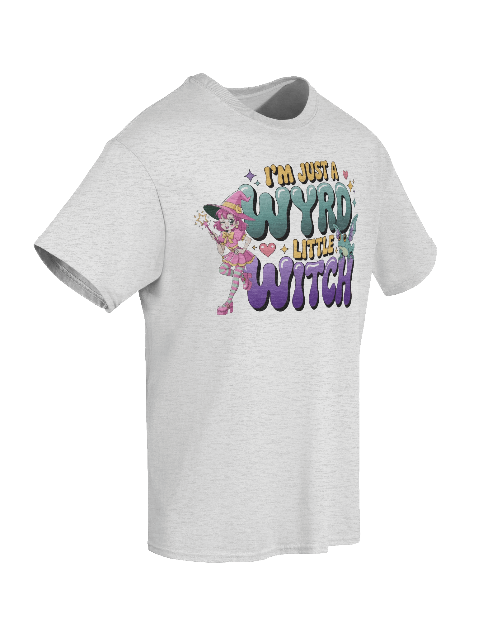 I’m Just a Wyrd Little Witch Unisex Heavyweight Graphic T-shirt product image (2)