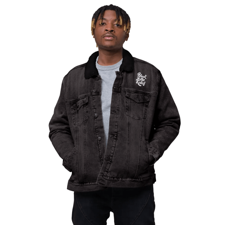BREAK - Cosmic Symbol Unisex Denim Jacket product image (2)